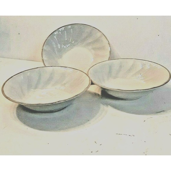 3 GAIETY Sculptura Hearthside Stoneware Cereal Soup Bowls 6.25” Japan Vintage - Picture 1 of 5